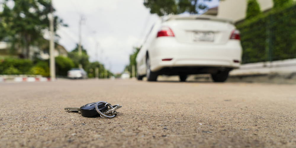 Car Keys Left On Street